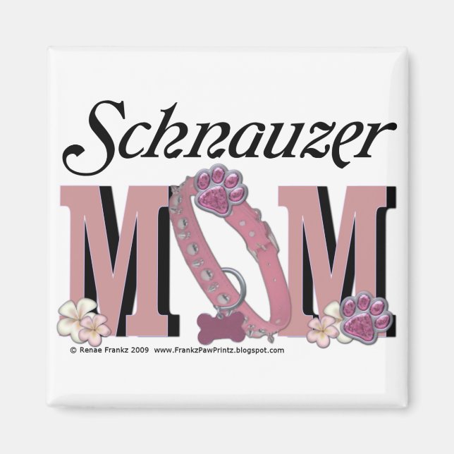 Imán Schnauzer MOM (Frente)