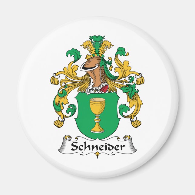 Imán Schneider Family Crest (Frente)