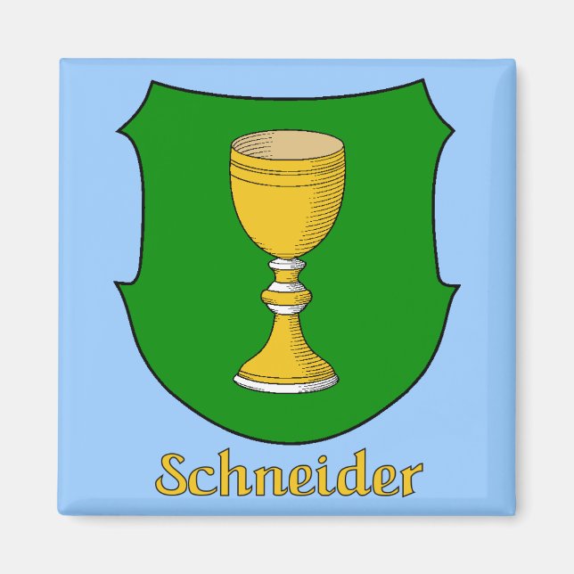 Imán Schneider Family Shield Magnet (Frente)