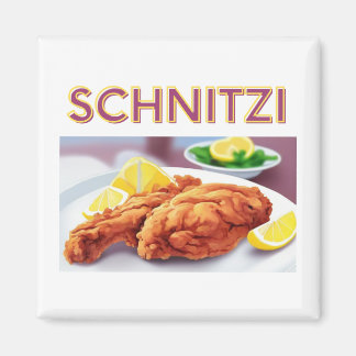 Imán Schnitzi en la cocina