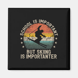 Imán School Is Important But Skiing Is Importanter Ski