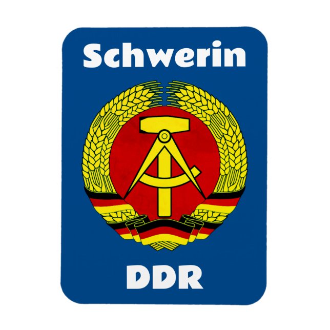 Imán Schwerin, DDR, Schwerin, Alemania, Ossi de Alemani (Vertical)