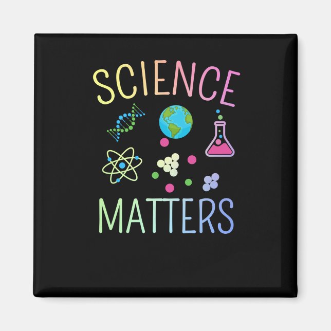 Imán Science S - Funny Science Pun Pegatina (Frente)