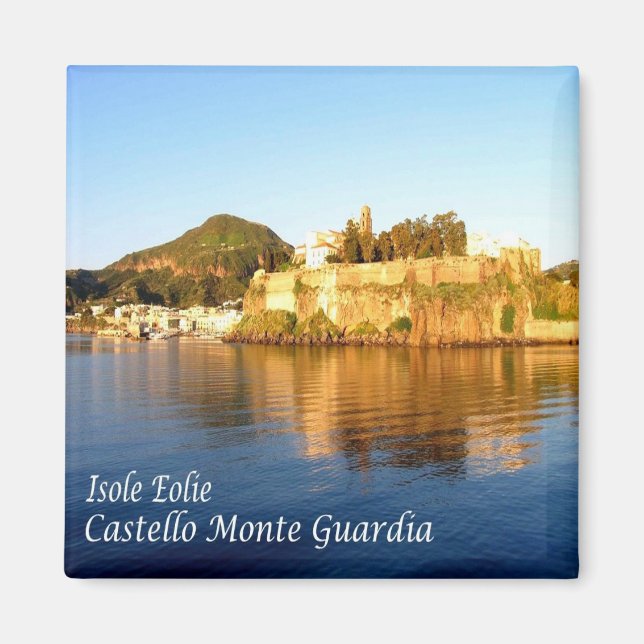 Imán SCL039 ISLAS AEOLIANAS SALINA, Sicilia, Fridge (Frente)