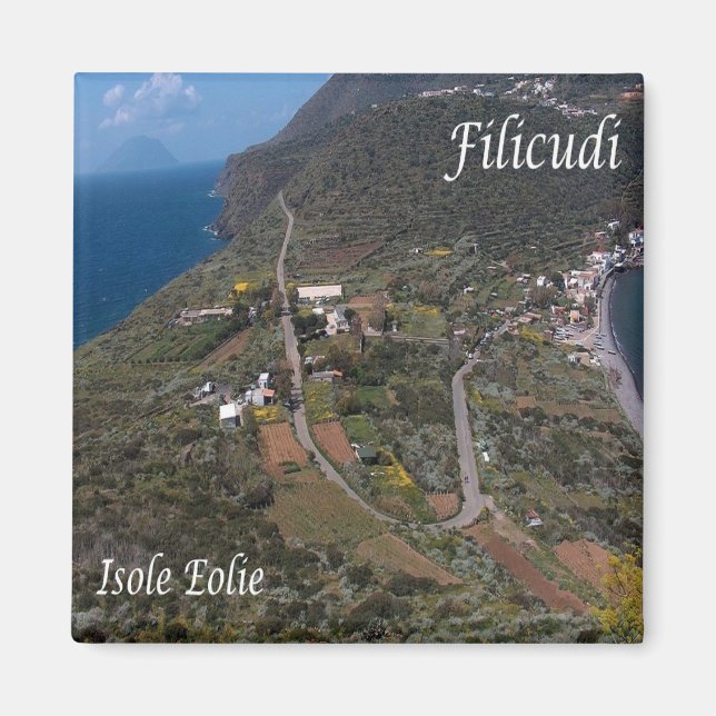 Imán SCL050 FILICUDI - ISLAS AEOLIANAS, Sicilia, Frigor (Frente)