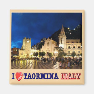 Imán SCL060 TAORMINA por la noche - I Love - Fridge