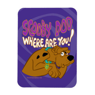 Imán Scooby-Doo asustado
