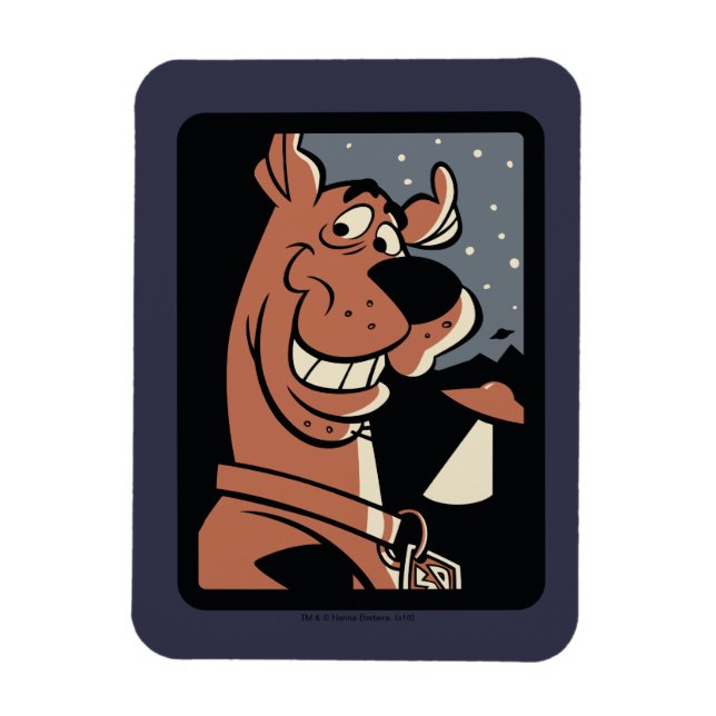 Imán Scooby-Doo con OVNI (Vertical)