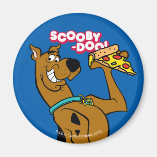 Imán Scooby-Doo Con Pizza Slice