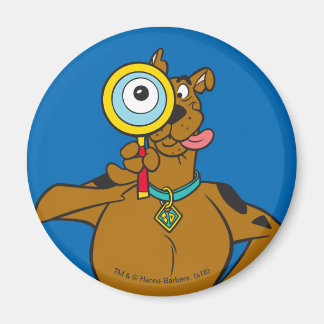Imán Scooby-Doo Con Vidrio De Aumento