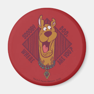 Imán Scooby-Doo ¿Dónde está el gráfico tribal?