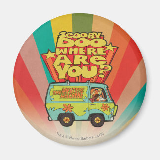 Imán Scooby-Doo | "¿Dónde Estás?" Retro Personalizado V