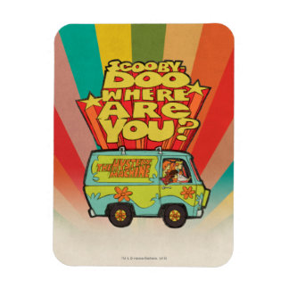 Imán Scooby-Doo | "¿Dónde Estás?" Retro Personalizado V