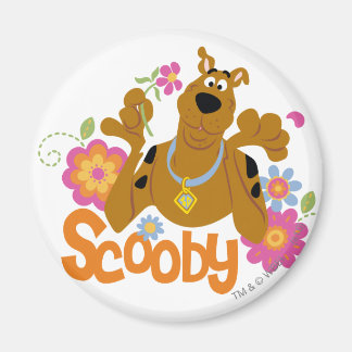 Imán Scooby-Doo En Flores