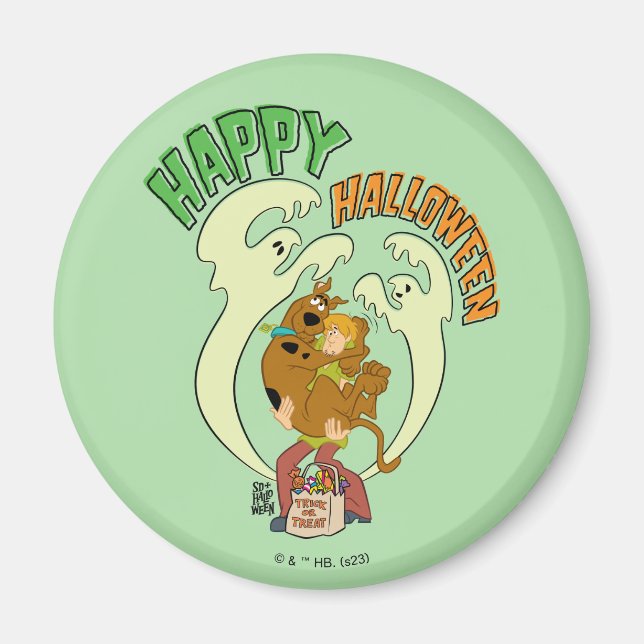 Imán Scooby-Doo | Feliz Halloween (Frente)