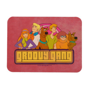 Imán Scooby-Doo   Gráfico retro Personalizado "Groovy G