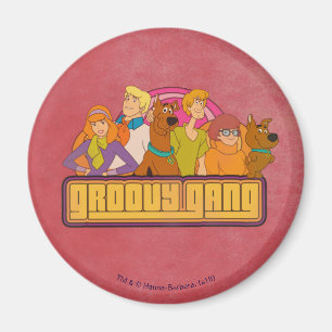 Imán Scooby-Doo   Gráfico retro Personalizado "Groovy G