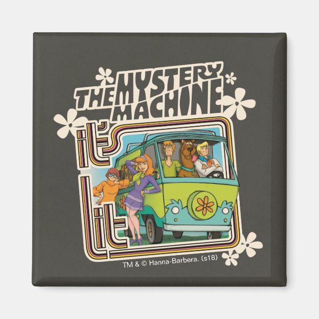 Imán Scooby-Doo | "It's Lit" Mystery Machine Graphic (Frente)