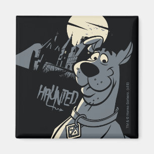 Imán Scooby-Doo Noir Obstaculizado Gráfico de la mansió