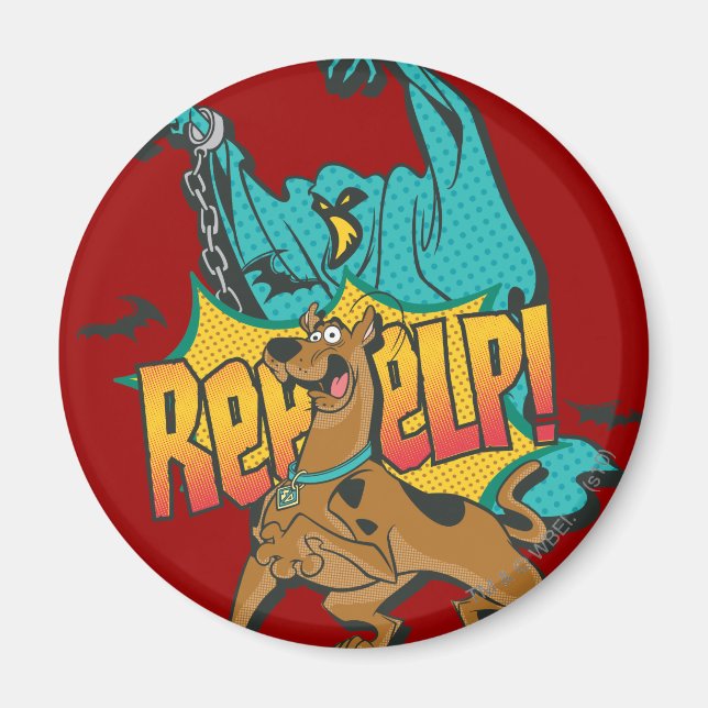 Imán Scooby Doo "¡Reeeelp!" (Frente)