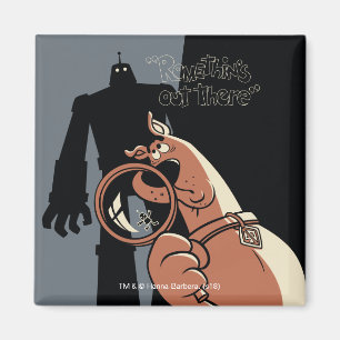 Imán Scooby-Doo "Romethin hacia fuera allí "