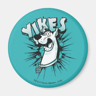 Imán Scooby-Doo "¡Yikes!" Gráfico de semitono