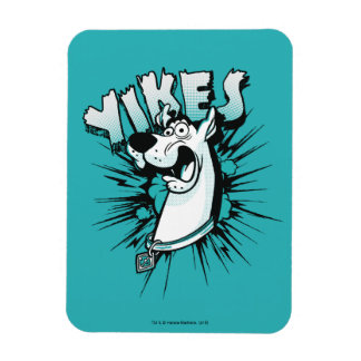 Imán Scooby-Doo "¡Yikes!" Gráfico de semitono