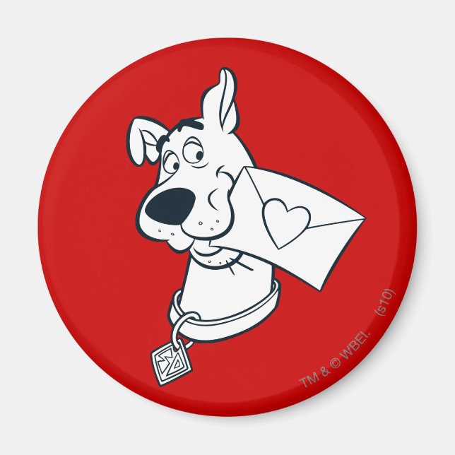 Imán Scooby El día de San Valentín (Frente)