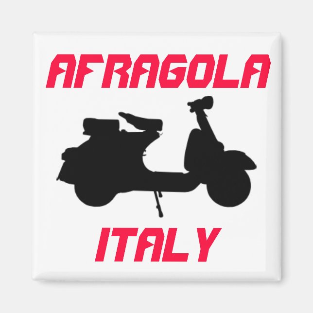 Imán Scooter, Afragola, Italia (Frente)