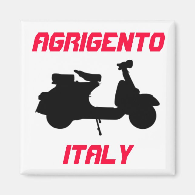 Imán Scooter, Agrigento, Italia (Frente)