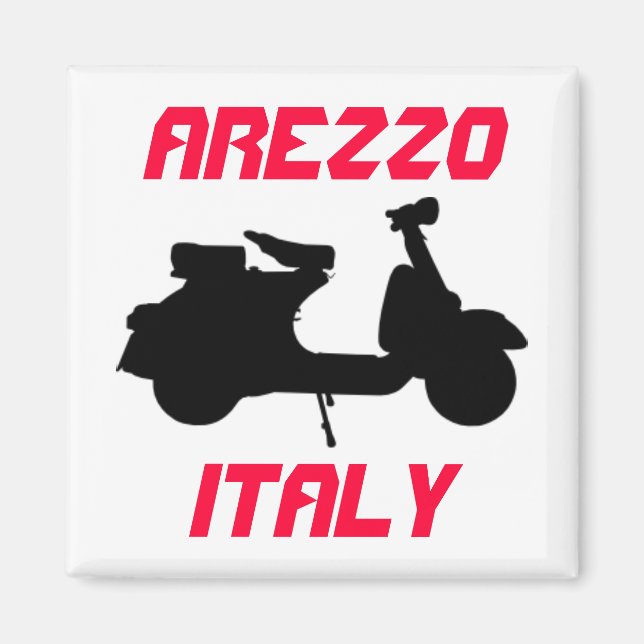Imán Scooter, Arezzo, Italia (Frente)