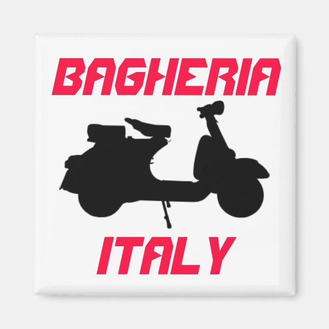 Imán Scooter, Bageria (Italia) (Frente)