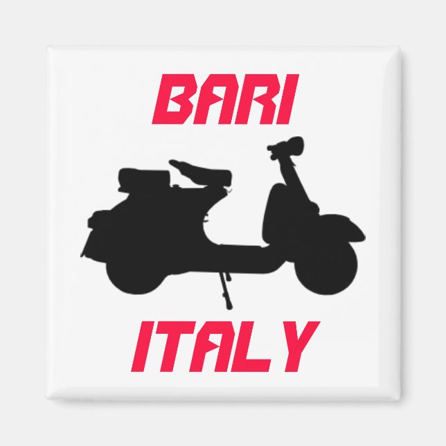 Imán Scooter, Bari, Italia (Frente)