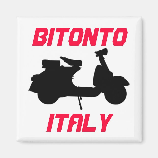 Imán Scooter, Bitonto, Italia (Frente)