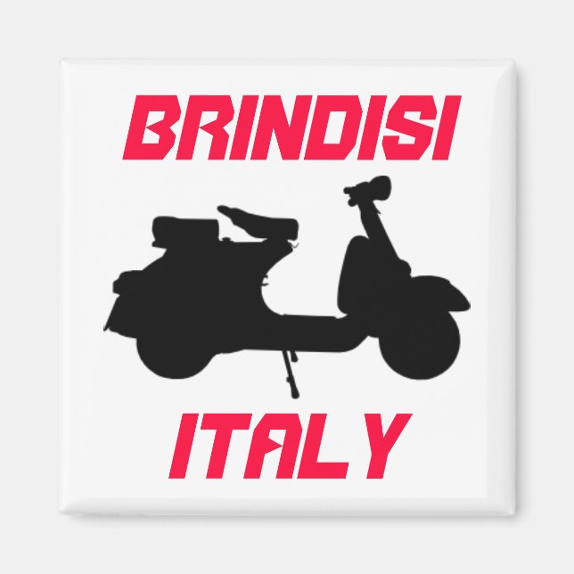 Imán Scooter, Brindisi (Italia) (Frente)