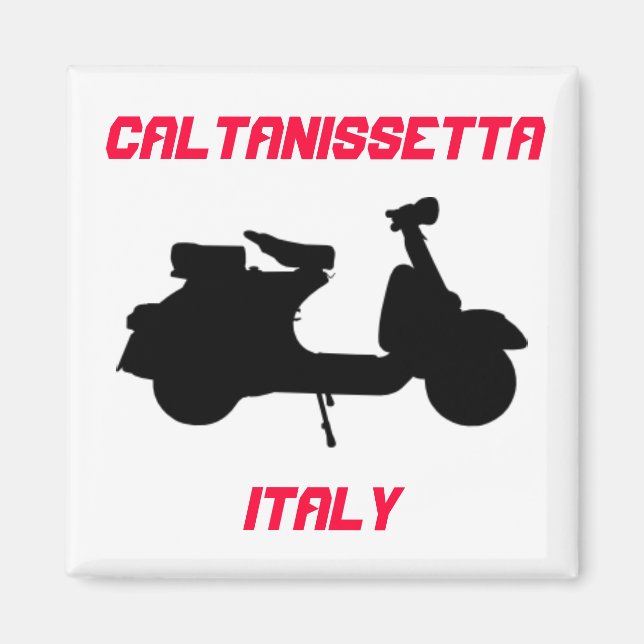 Imán Scooter, Caltanissetta, Italia (Frente)