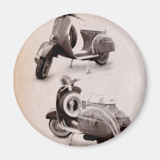 Imán Scooter clásico de 1969