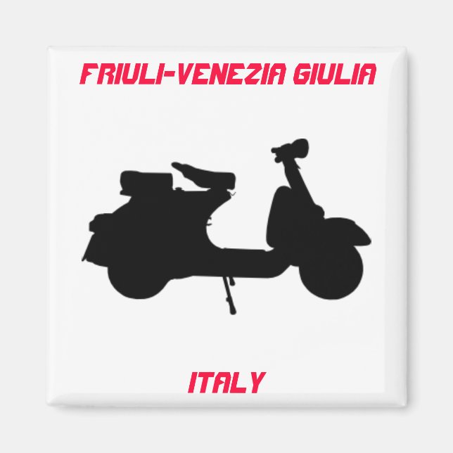 Imán Scooter, Friuli-Venezia Giulia, Italia (Frente)