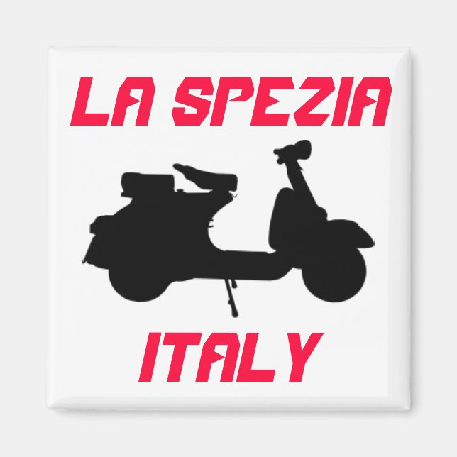 Imán Scooter, La Spezia, Italia (Frente)