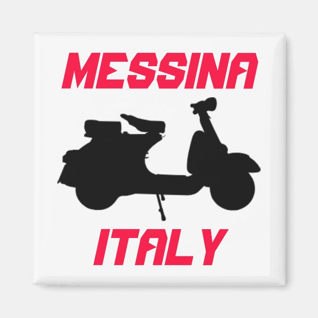 Imán Scooter, Messina, Italia (Frente)