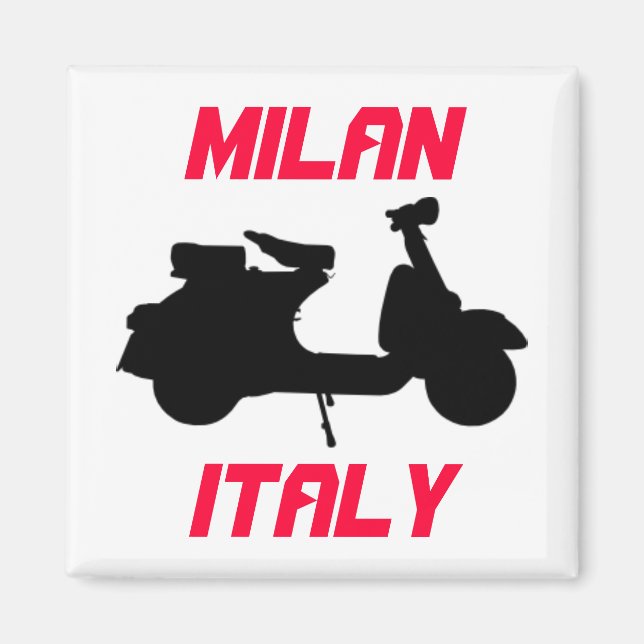 Imán Scooter, Milán, Italia (Frente)