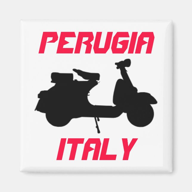 Imán Scooter, Perugia, Italia (Frente)
