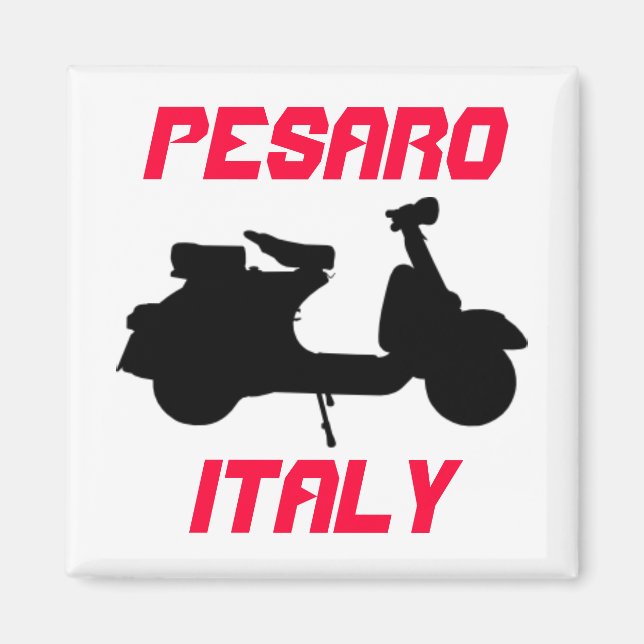 Imán Scooter, Pesaro, Italia (Frente)
