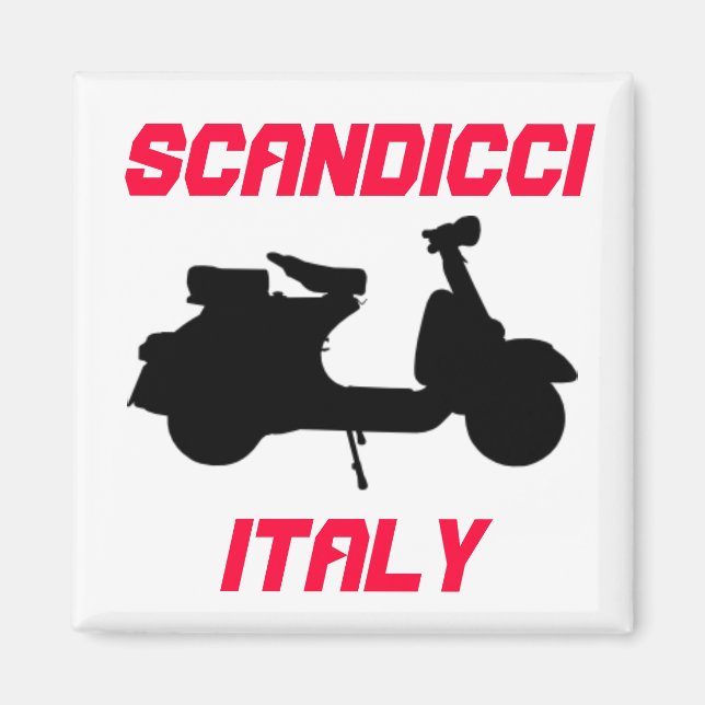 Imán Scooter, Scandicci, Italia (Frente)