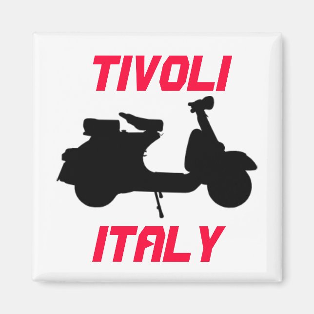 Imán Scooter, Tivoli, Italia (Frente)