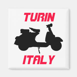 Imán Scooter, Turín, Italia