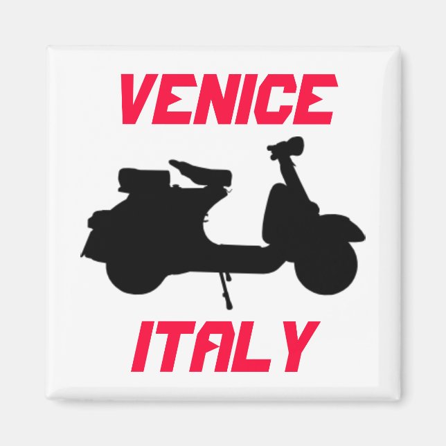 Imán Scooter, Venecia, Italia (Frente)