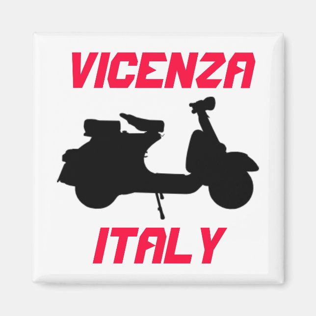 Imán Scooter, Vicenza, Italia (Frente)