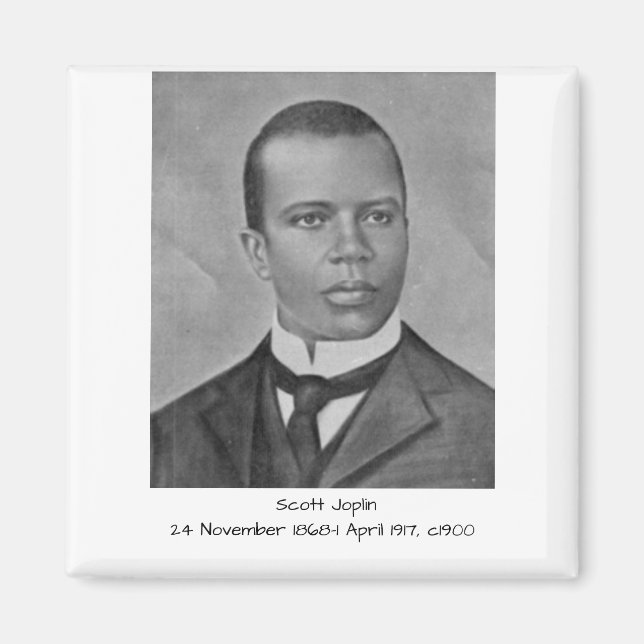 Imán Scott Joplin c1900 (Frente)