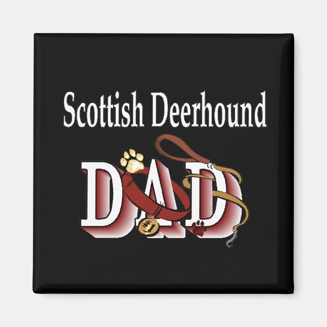 Imán scottish deerhound dad Magnet (Frente)
